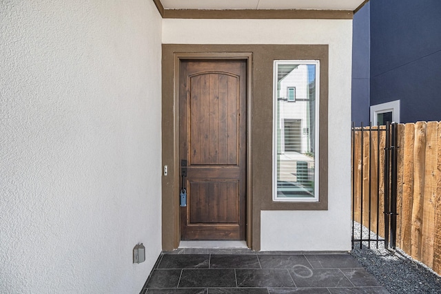 1930 Pueblo Nuevo Path, Houston, TX 77077 - property entrance with stucco siding