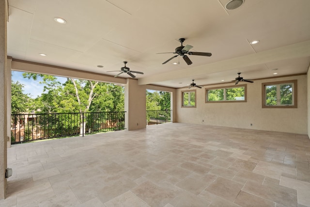 16 Grand Mnr, Sugar Land, TX 77479 - view of patio / terrace with a ceiling fan