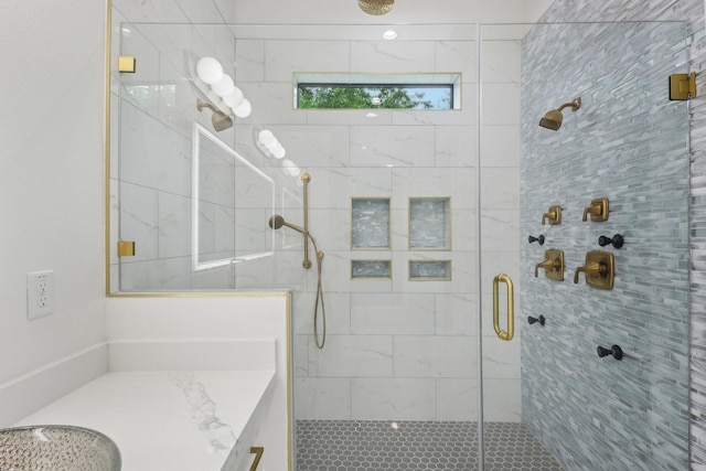 3505 Cobb St, Houston, TX 77004 - full bath with a stall shower and vanity