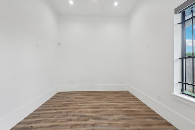 3505 Cobb St, Houston, TX 77004 - unfurnished room featuring recessed lighting, wood finished floors, and baseboards