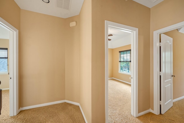 4726 Ashley Hope Dr, Katy, TX 77494 - corridor featuring light carpet and baseboards