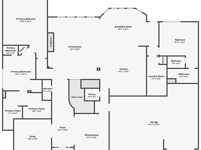 3435 Limestone Sky Ct, Houston, TX 77059 - floor plan / room layout