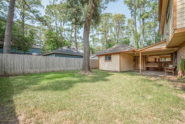 2831 Thorne Creek Ln, Houston, TX 77073 - view of yard featuring a patio area