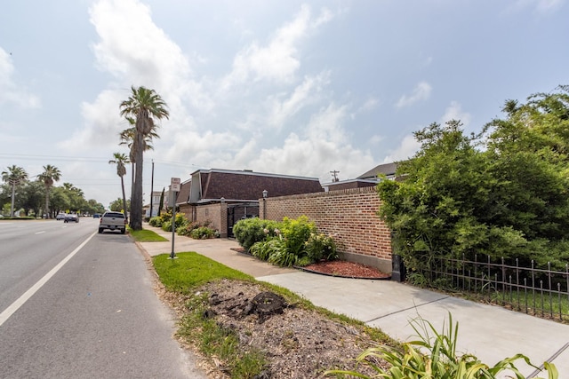 1726 Broadway Unit 19, Galveston, TX 77550 - view of asphalt street with sidewalks