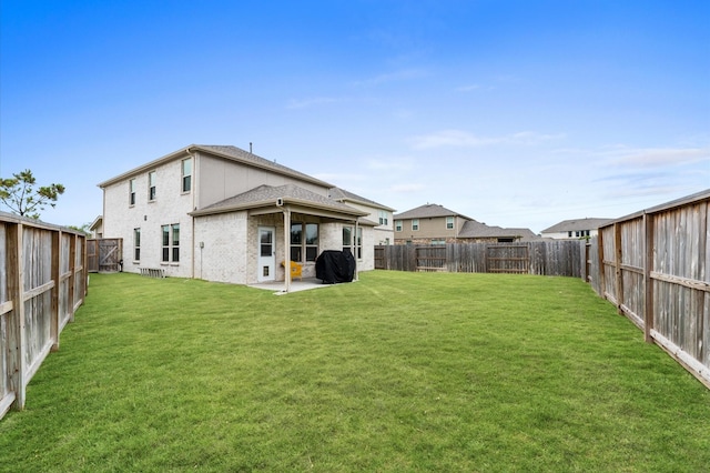 21123 Coral Blossom Ln, Cypress, TX 77433 - back of house with a patio area and brick siding