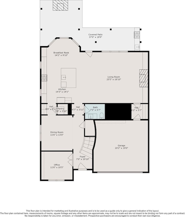 6021 Fordham St, West University Place, TX 77005 - property floor plan