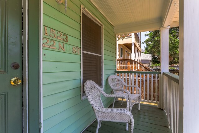 1523 22nd St, Galveston, TX 77550 - view of porch