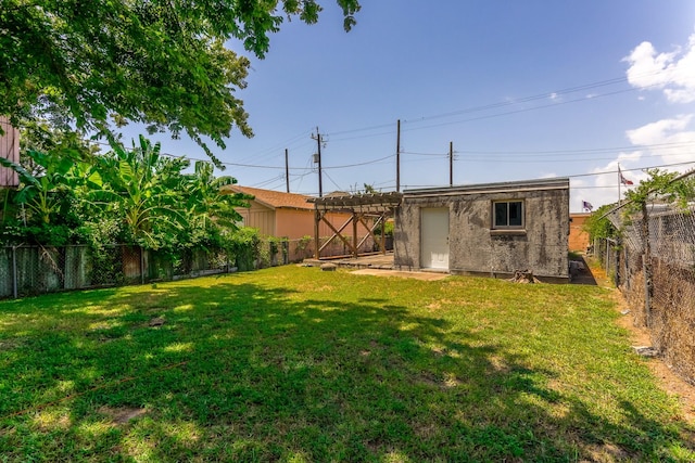 1523 22nd St, Galveston, TX 77550 - view of yard