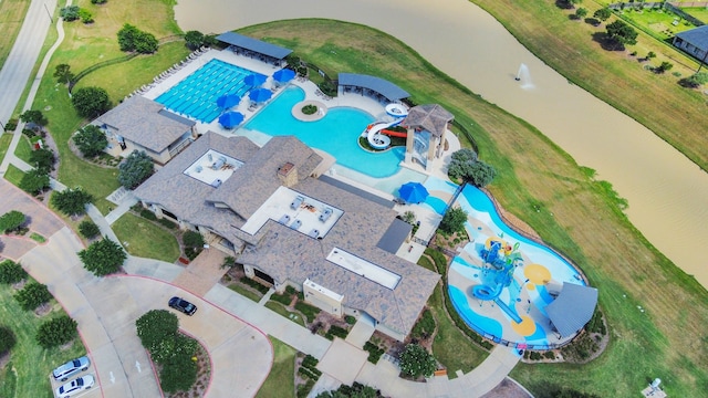 29007 Dryander Forest Ct, Katy, TX 77494 - bird's eye view of a pool