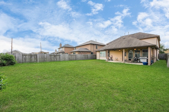 29007 Dryander Forest Ct, Katy, TX 77494 - rear view of house featuring a patio area and a shingled roof