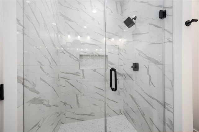 8019 Cora St, Houston, TX 77088 - full bath with a marble finish shower