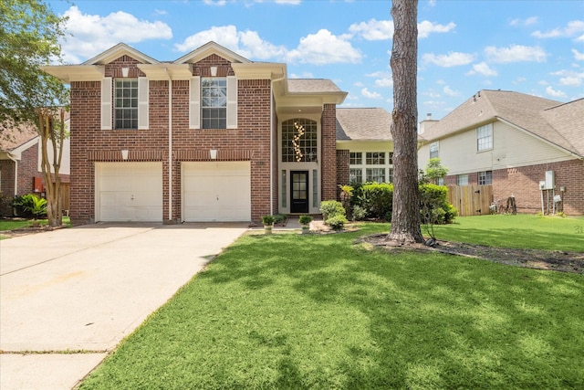 4643 Forest Home Dr, Missouri City, TX 77459 - view of front of property featuring driveway, a garage, and brick siding