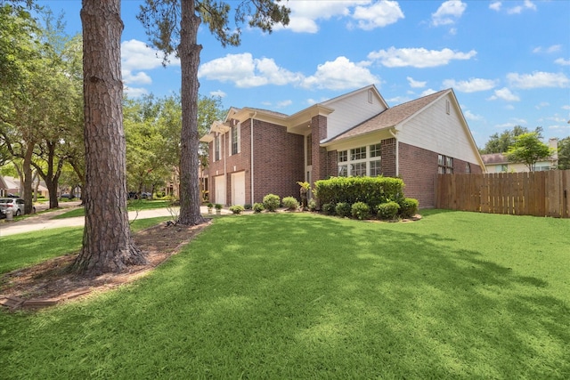 4643 Forest Home Dr, Missouri City, TX 77459 - view of front of property featuring brick siding, an attached garage, and concrete driveway