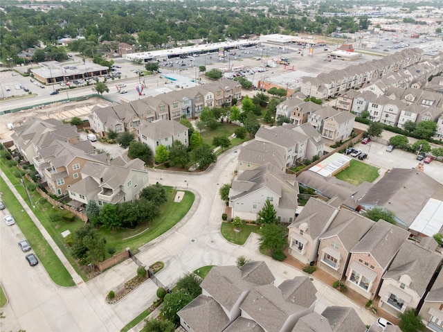 8408 Oak Leaf Point Dr, Houston, TX 77055 - aerial perspective of suburban area