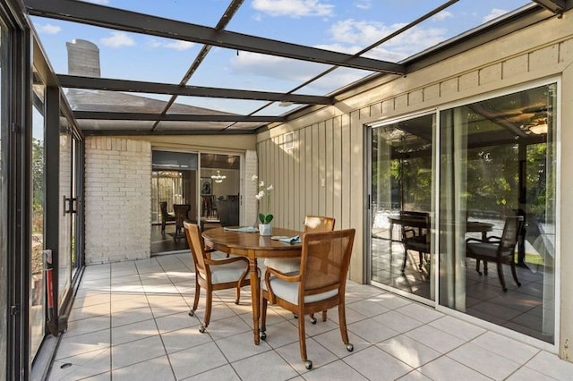 2505 Gerol Dr, Galveston, TX 77551 - sunroom / solarium featuring outdoor dining area