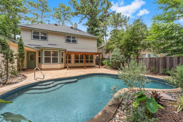 62 Treescape Cir, The Woodlands, TX 77381 - view of pool with a patio area