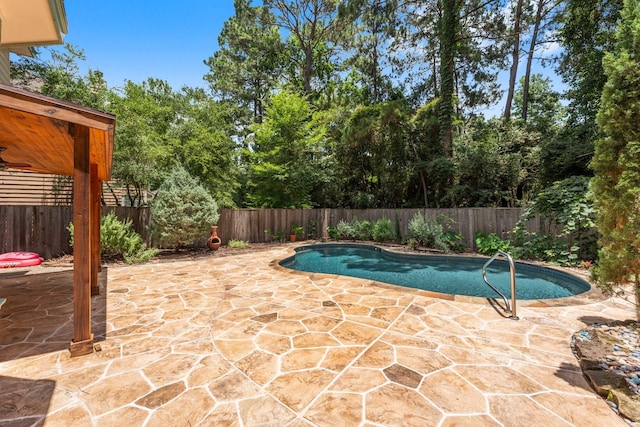 62 Treescape Cir, The Woodlands, TX 77381 - view of pool with a fenced backyard and a patio area