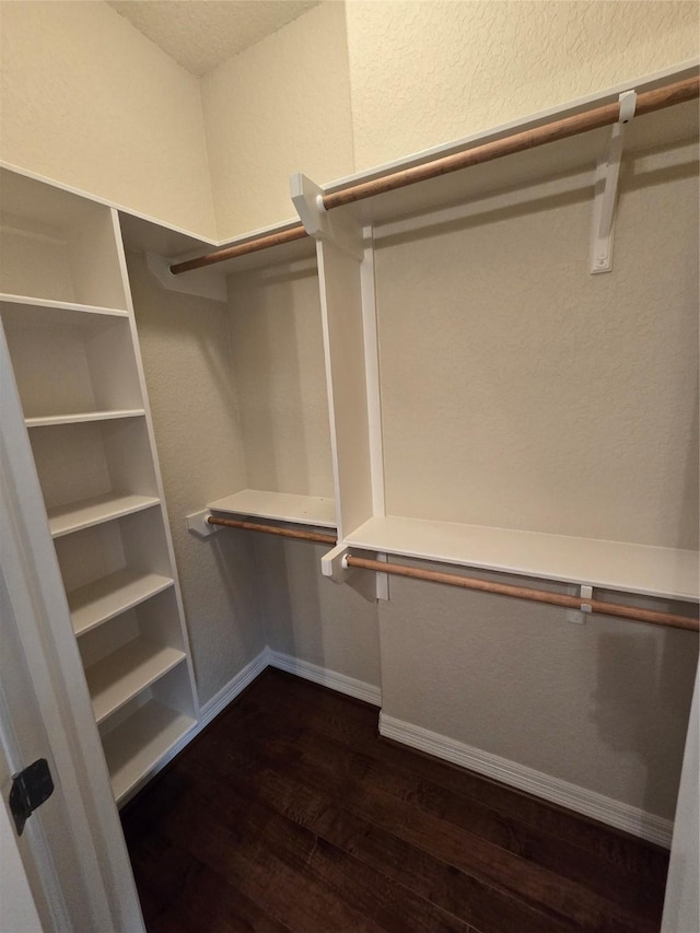 1008 Heritage Oaks Dr, Angleton, TX 77515 - spacious closet with dark wood-style flooring