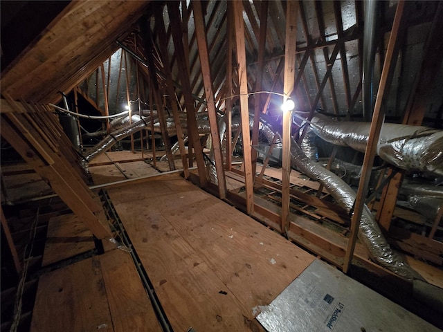 1008 Heritage Oaks Dr, Angleton, TX 77515 - view of unfinished attic