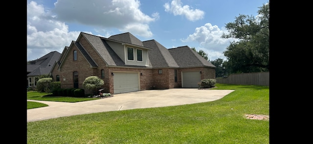 1008 Heritage Oaks Dr, Angleton, TX 77515 - view of property exterior featuring brick siding, concrete driveway, and a garage
