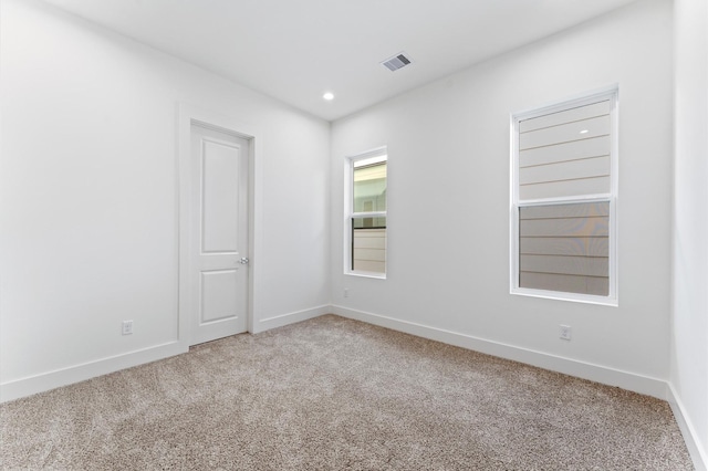 432 W 24th St, Houston, TX 77008 - spare room with carpet flooring, baseboards, and recessed lighting
