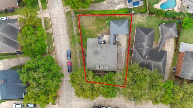 23214 Gatecreek Ct, Katy, TX 77494 - aerial view of property's location with property boundaries highlighted and a pool area