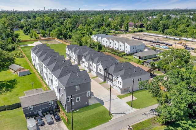 5832 Highland Sun Ln, Houston, TX 77091 - aerial perspective of suburban area