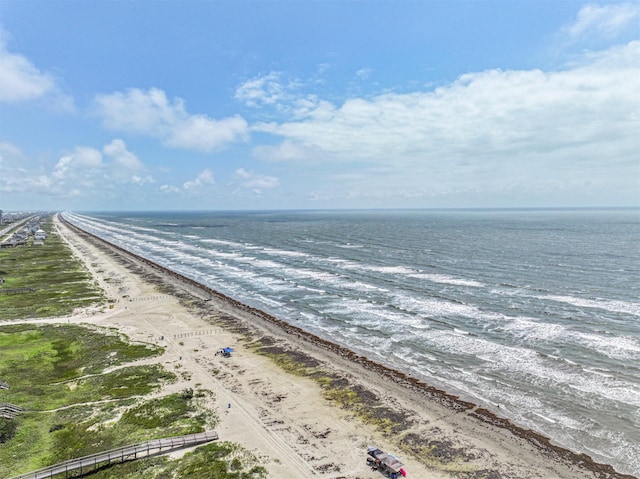 4101 5th St, Galveston, TX 77554 - water view with nearby beach