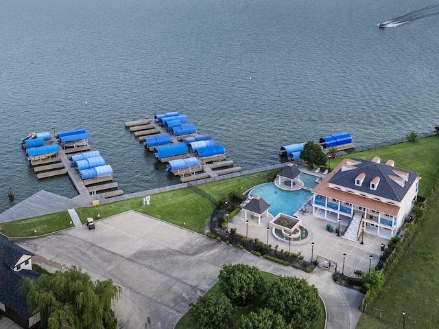 10887 Decatur St, Willis, TX 77318 - drone / aerial view of a large body of water