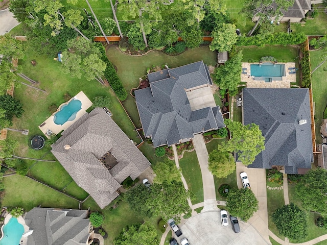 13803 Oak Fair Bnd, Cypress, TX 77429 - drone / aerial view of a pool
