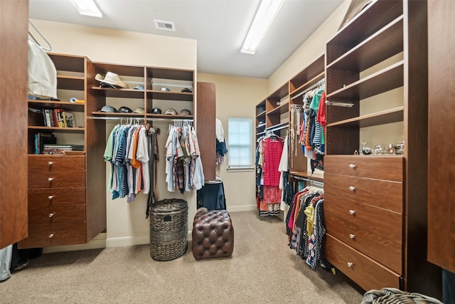 13803 Oak Fair Bnd, Cypress, TX 77429 - walk in closet featuring carpet flooring