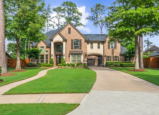 13803 Oak Fair Bnd, Cypress, TX 77429 - french country inspired facade featuring brick siding