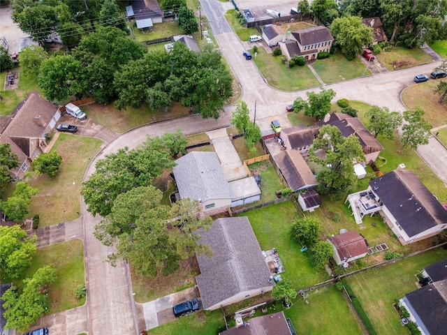 8707 Wind Side Dr, Houston, TX 77040 - aerial overview of property's location featuring nearby suburban area