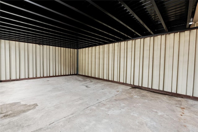 8707 Wind Side Dr, Houston, TX 77040 - miscellaneous room with unfinished concrete flooring
