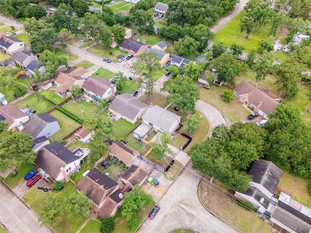 8707 Wind Side Dr, Houston, TX 77040 - aerial overview of property's location with nearby suburban area