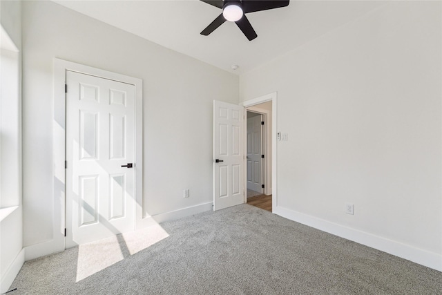3700 Avenue S, Santa Fe, TX 77510 - unfurnished bedroom with carpet, baseboards, and a ceiling fan