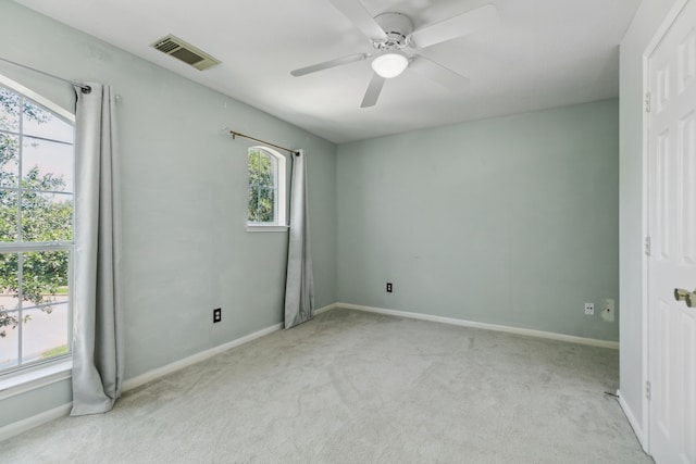19710 Ringwald Ct, Spring, TX 77379 - unfurnished bedroom featuring carpet flooring, baseboards, and ceiling fan