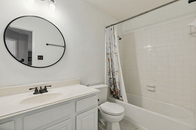 19710 Ringwald Ct, Spring, TX 77379 - full bathroom with toilet, vanity, and shower / bath combo