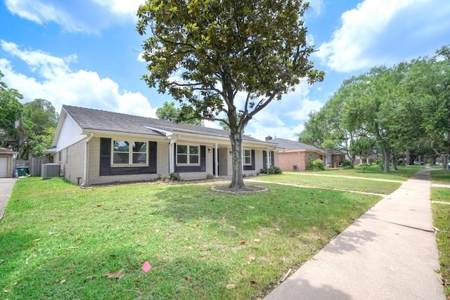 5915 Valkeith Dr, Houston, TX 77096 - single story home featuring central AC and brick siding
