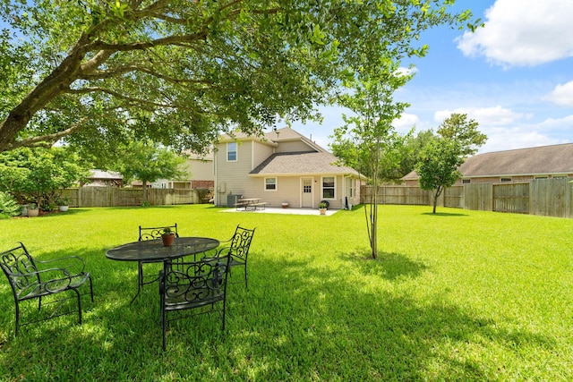 9226 Birch Springs Dr, Houston, TX 77095 - view of yard featuring a patio and cooling unit