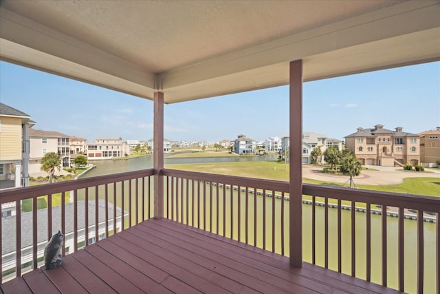 21 Fleming, Hitchcock, TX 77563 - deck with a residential view and a water view