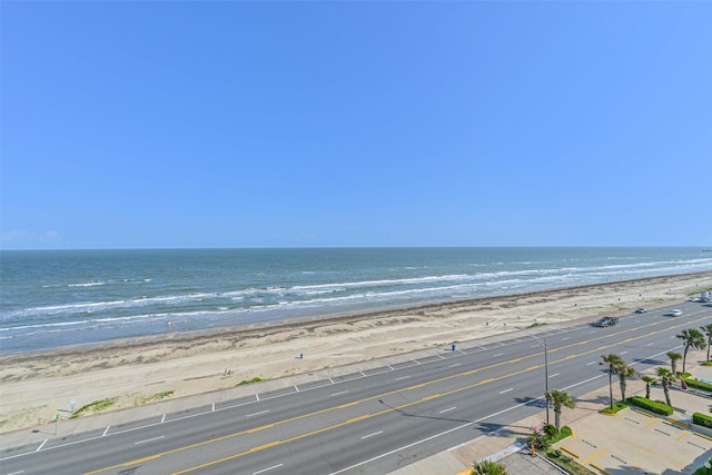 7310 Seawall Blvd Unit 907, Galveston, TX 77551 - water view featuring nearby beach
