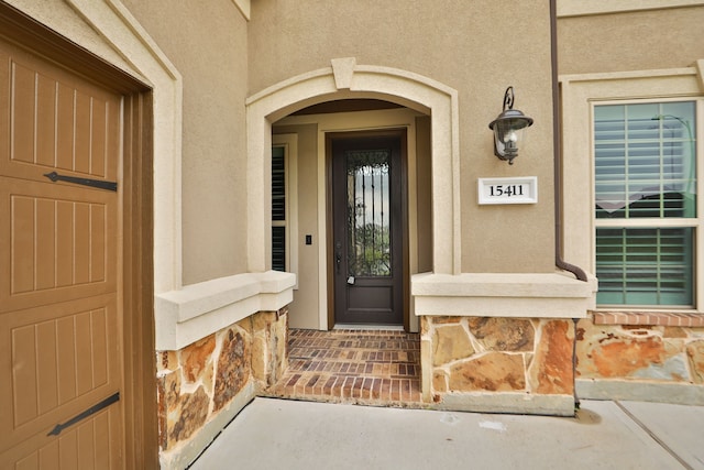 15411 Patten Forest Dr, Cypress, TX 77429 - entrance to property with stucco siding and stone siding