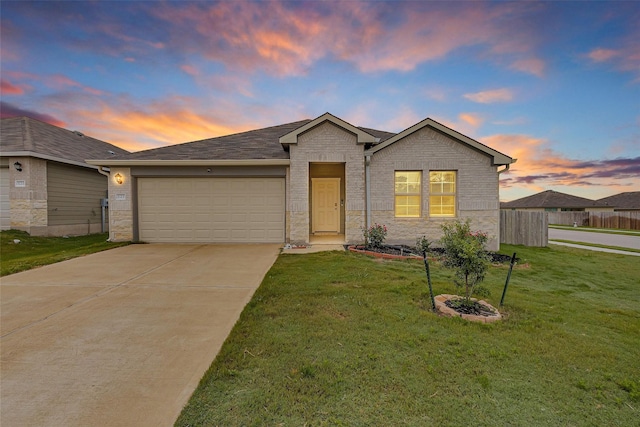 127 Barton Creek Dr, Huntsville, TX 77340 - single story home with concrete driveway and a garage