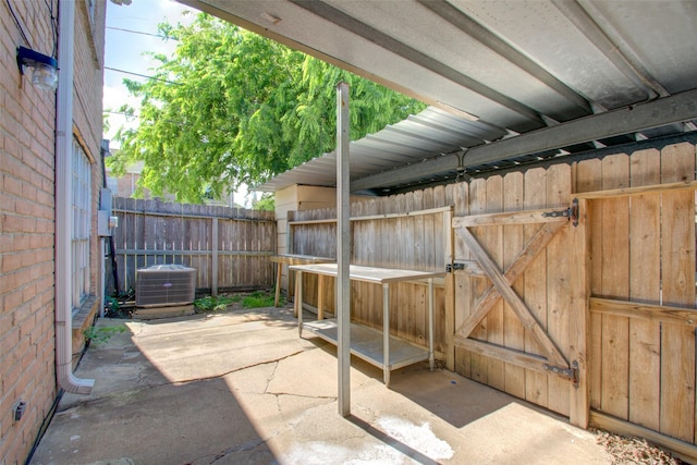 4124 Belle Park Dr, Houston, TX 77072 - view of patio / terrace featuring cooling unit
