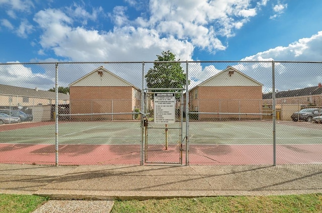 4124 Belle Park Dr, Houston, TX 77072 - view of tennis court