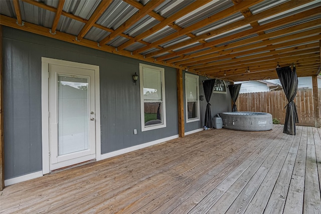 24214 Soft Pine Dr, Huffman, TX 77336 - view of wooden deck