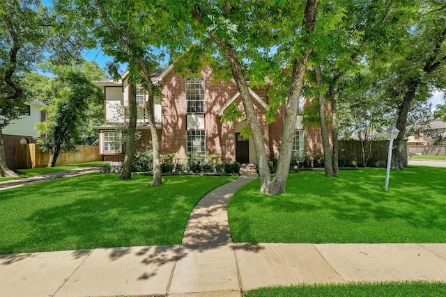 1017 Oak Knoll Ct, Sugar Land, TX 77498 - view of front of home featuring brick siding