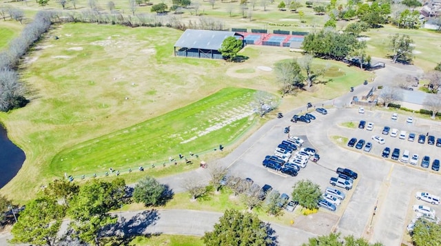 7210 Blenheim Palace Ln, Houston, TX 77095 - aerial view of property's location with a nearby body of water and a golf course