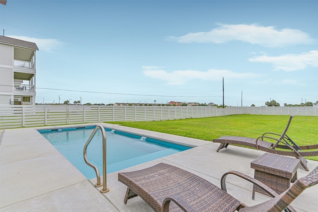2515 103rd St, Galveston, TX 77554 - view of swimming pool with a patio